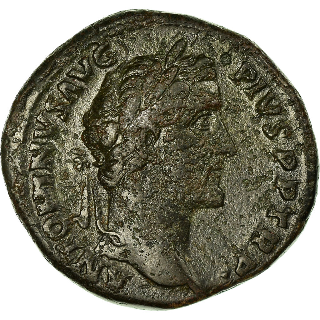 Moneta, Antoninus Pius, Sesterzio, Roma, MB, Rame