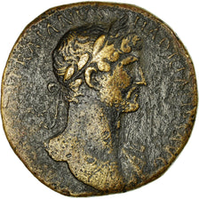Moneta, Hadrian, Sesterzio, Roma, MB, Rame, RIC:552