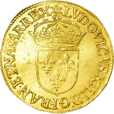 Coin, France, Louis XIII, Écu d'or, Ecu d'or, 1631, Paris, AU(50-53), Gold