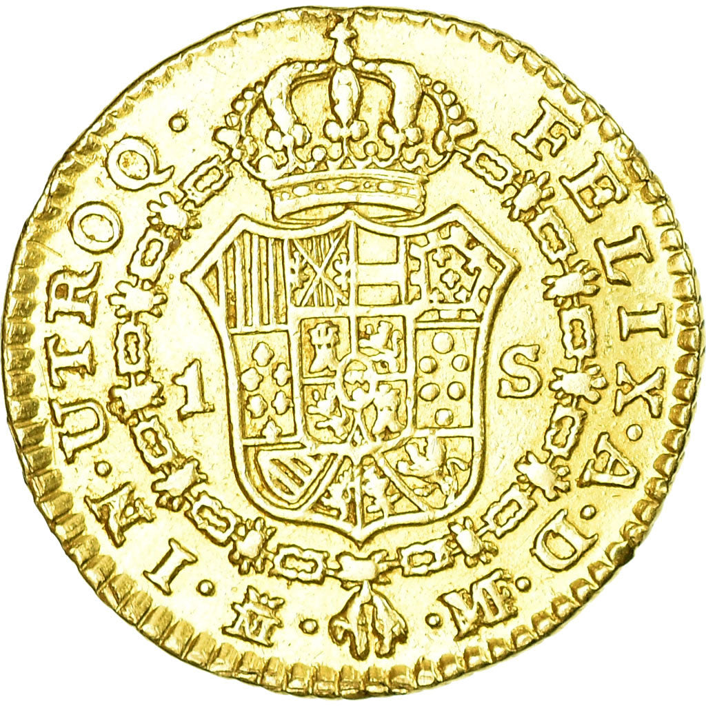 Monnaie, Espagne, Charles IV, Escudo, 1791, Madrid, TB+, Or, KM:434