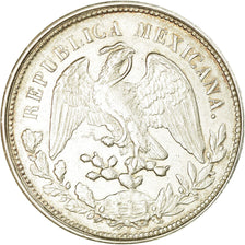 Coin, Mexico, Peso, 1902, Mexico City, MS(60-62), Silver, KM:409.2