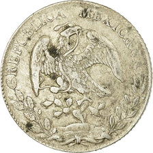 Coin, Mexico, 8 Reales, 1877, Mexico City, EF(40-45), Silver, KM:377.10