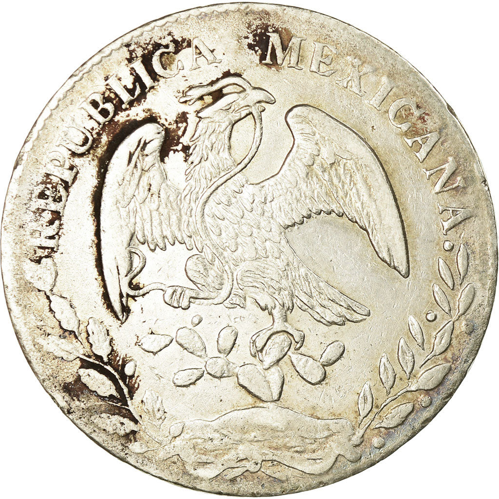 Coin, Mexico, 8 Reales, 1875, Alamos, VF(30-35), Silver, KM:377