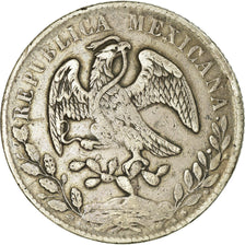 Monnaie, Mexique, 8 Reales, 1876, Hermosillo, TB, Argent, KM:377.9