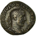 Coin, Philip I, Sestertius, Rome, VF(20-25), Copper, RIC:168a