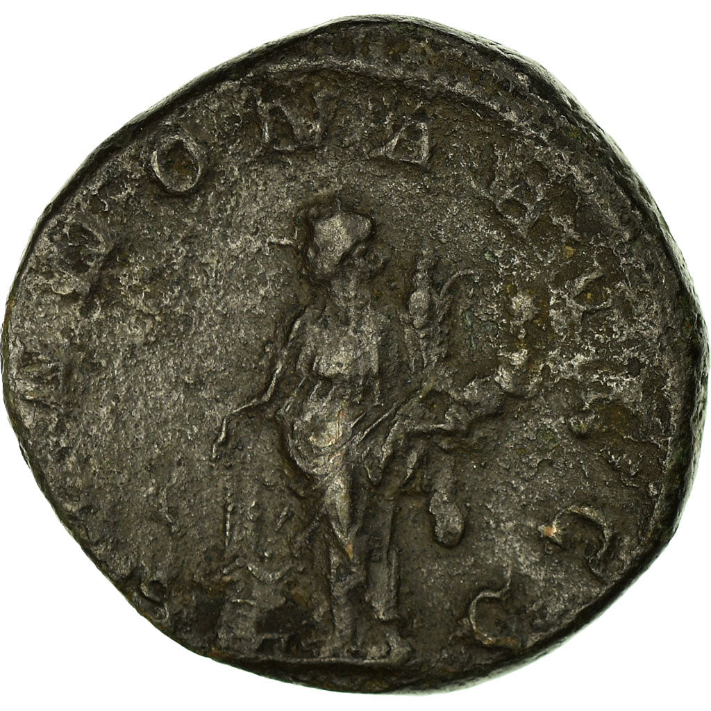 Coin, Philip I, Sestertius, Rome, VF(20-25), Copper, RIC:168a
