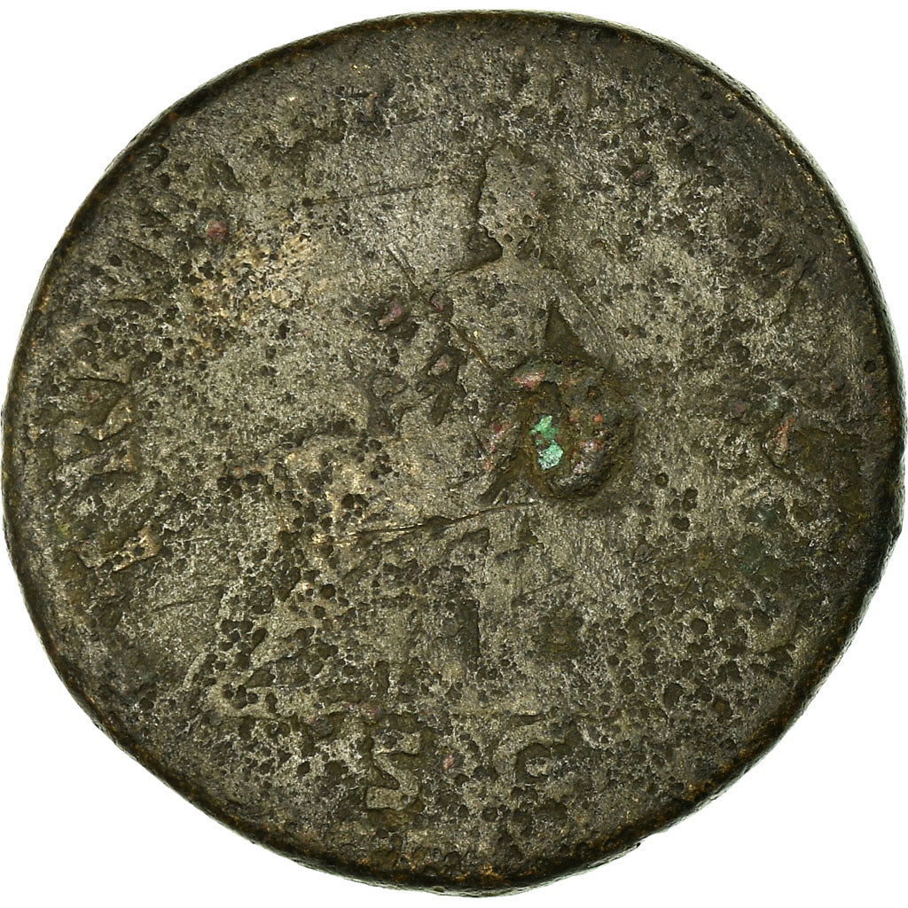 Coin, Trajan, Dupondius, 101, Rome, VF(20-25), Copper, RIC:428
