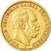 Coin, German States, PRUSSIA, Wilhelm I, 20 Mark, 1873, Frankfurt, AU(55-58)