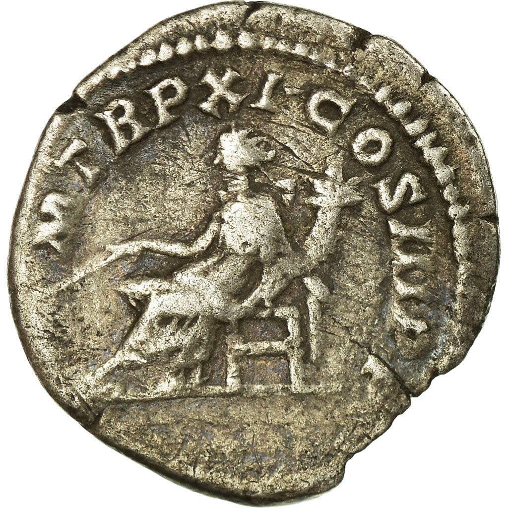 Coin, Septimius Severus, Denarius, Roma, VF(30-35), Silver, RIC:169b