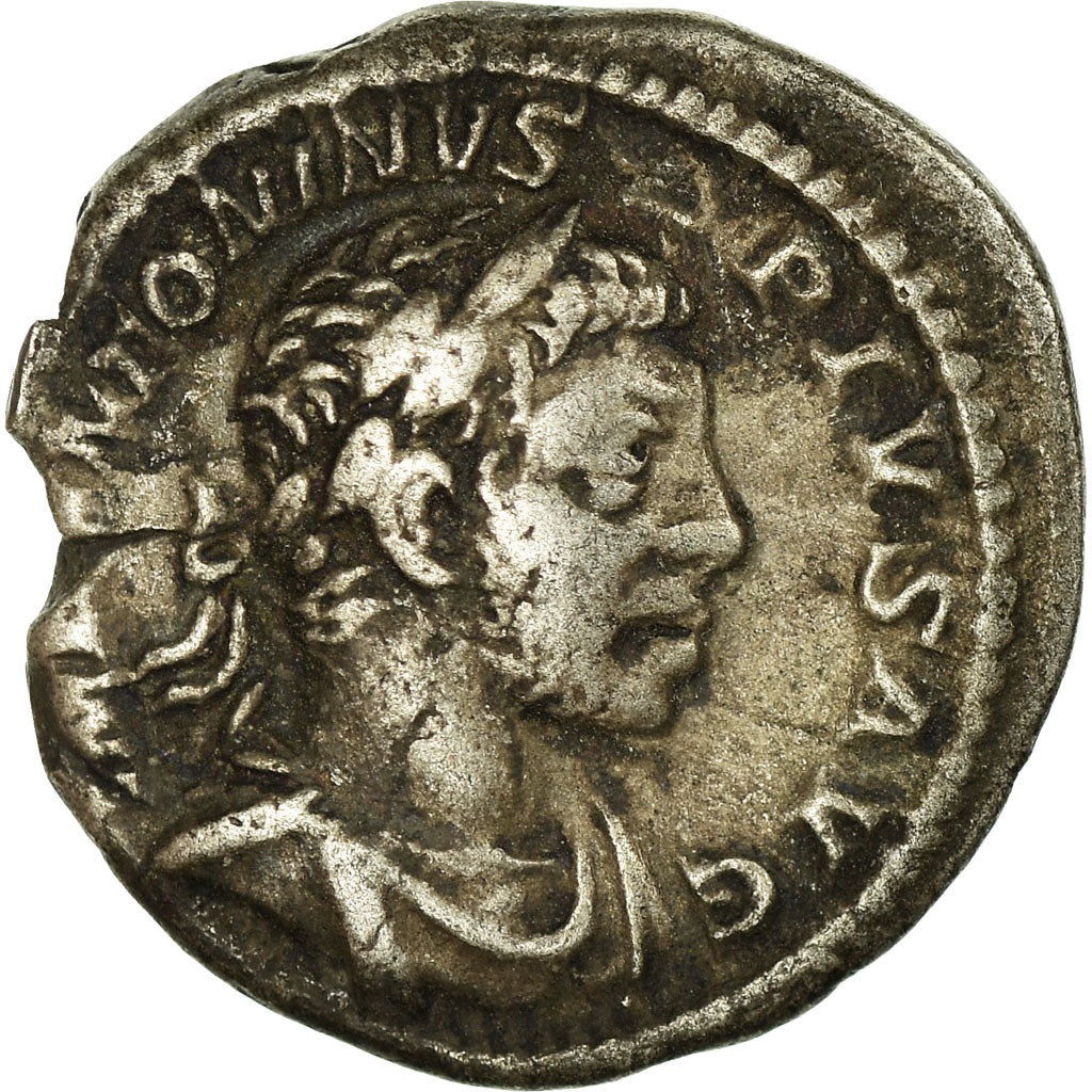 Münze, Elagabalus, Denarius, 221, Roma, S+, Silber, RIC:88
