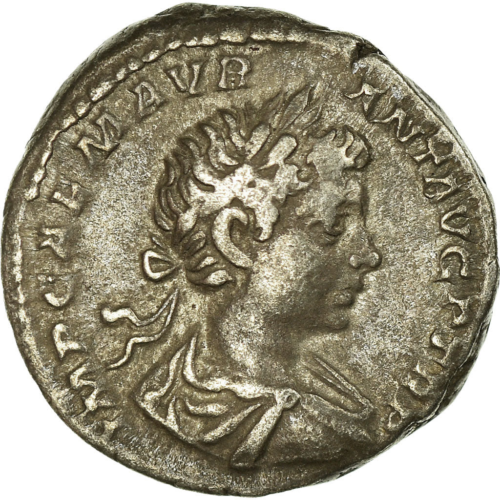 Moneta, Caracalla, Denarius, Roma, BB+, Argento, RIC:25b