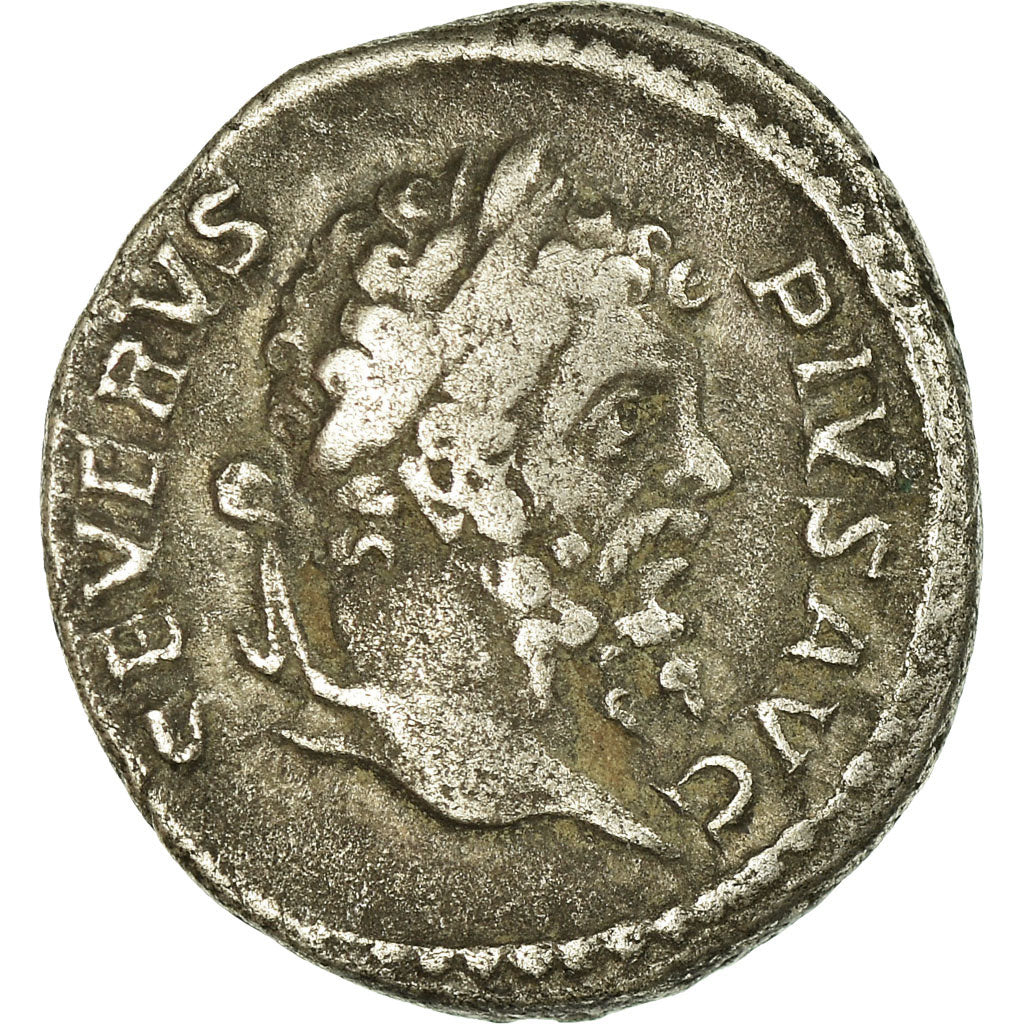Moneta, Septimius Severus, Denarius, Roma, VF(30-35), Srebro, Cohen:470