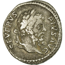Moneta, Septimius Severus, Denarius, Roma, VF(30-35), Srebro, Cohen:470