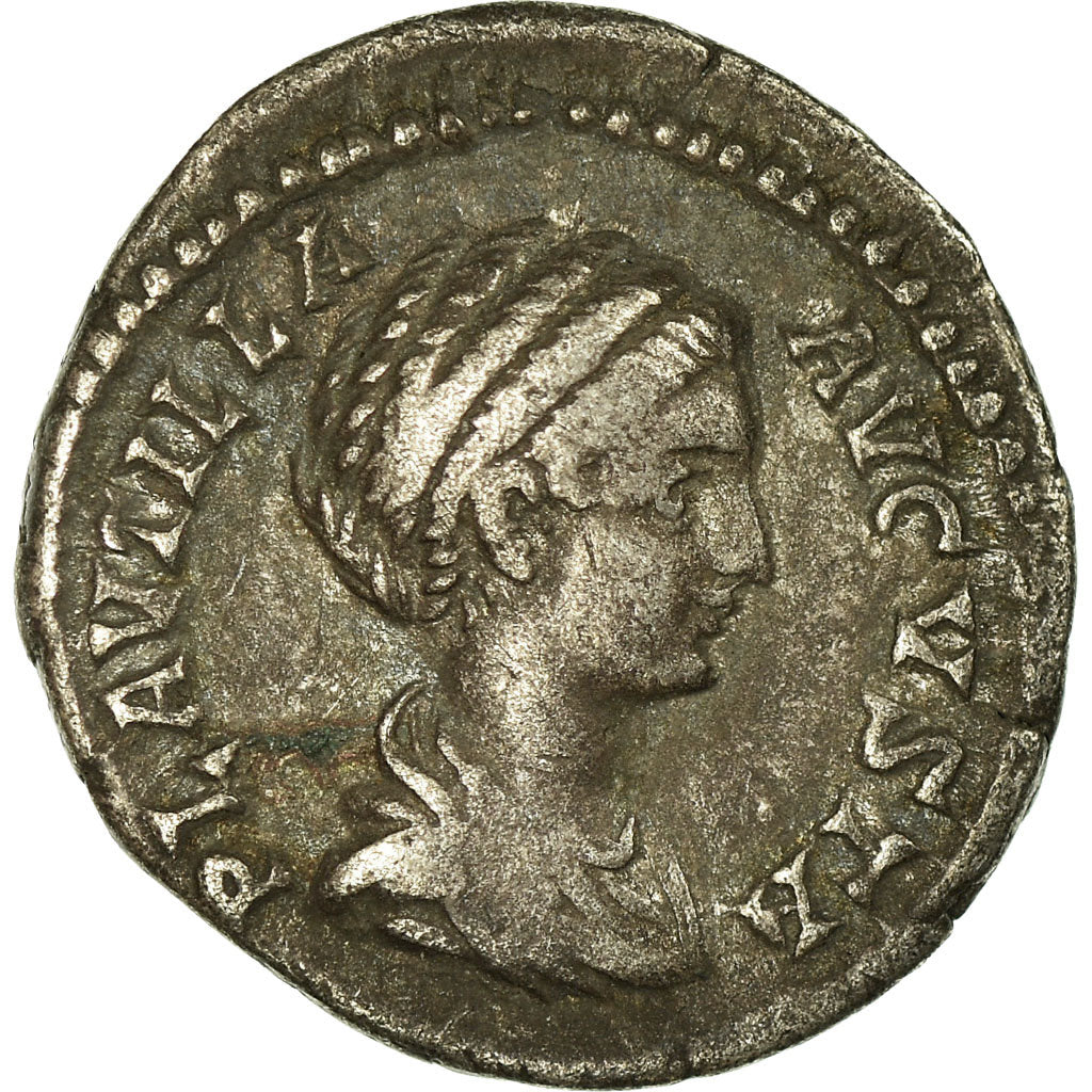 Moneta, Plautilla, Denarius, Rome, AU(50-53), Srebro, RIC:363