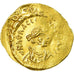 Moneta, Heraclius, Tremissis, 610-641, Constantinople, Double-strike, BB, Oro