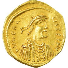 Coin, Heraclius, Tremissis, 610-641, Constantinople, AU(55-58), Gold, Sear:787