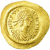 Coin, Justin II, Tremissis, Constantinople, AU(55-58), Gold, Sear:352