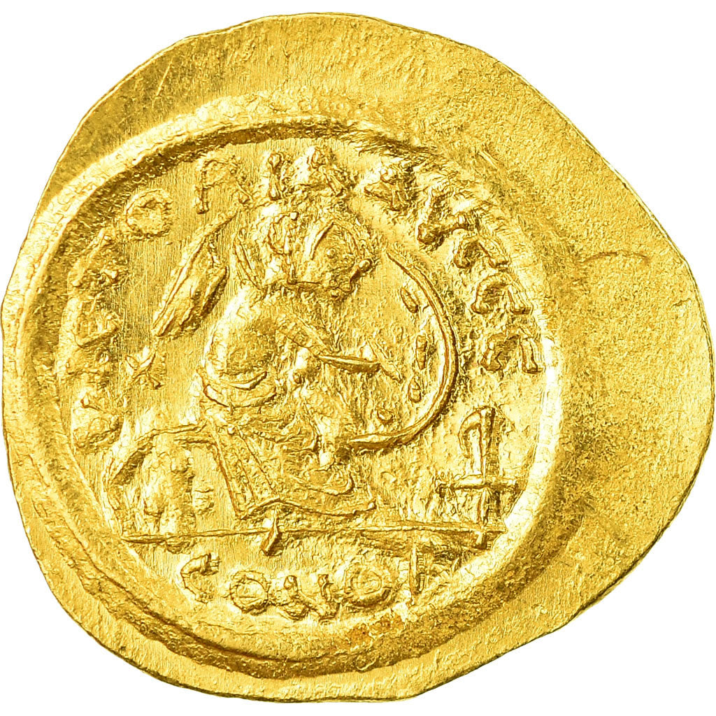 Coin, Justin II, Tremissis, Constantinople, AU(55-58), Gold, Sear:352