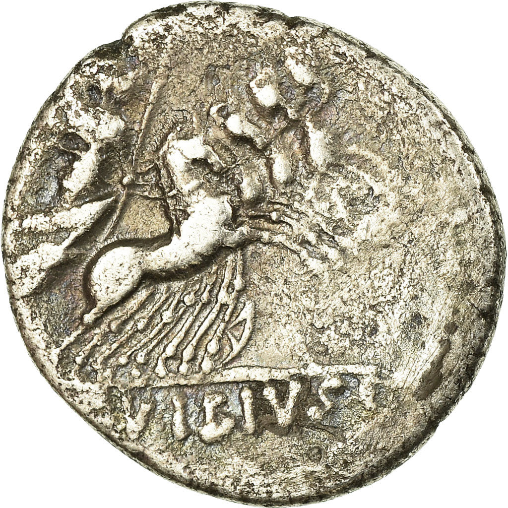 Moneda, Vibia, Denarius, Rome, BC+, Plata, Crawford:342/5a