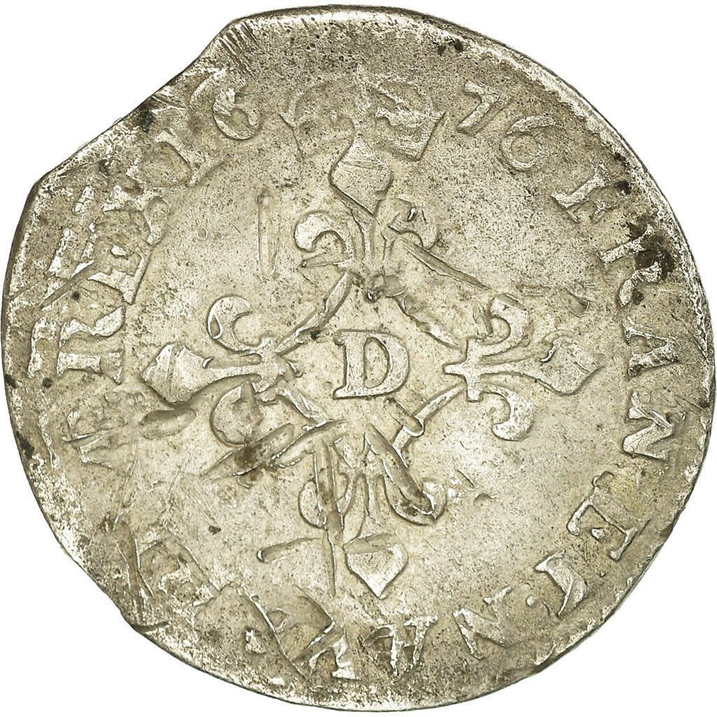 Moneta, Francja, Louis XIV, 4 Sols dits « des Traitants », 4 Sols, 1676
