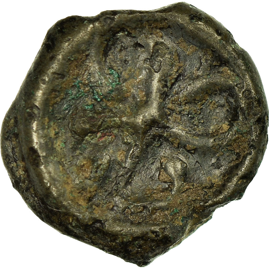 Coin, Bituriges, Potin, F(12-15), Potin, Delestrée:manque.