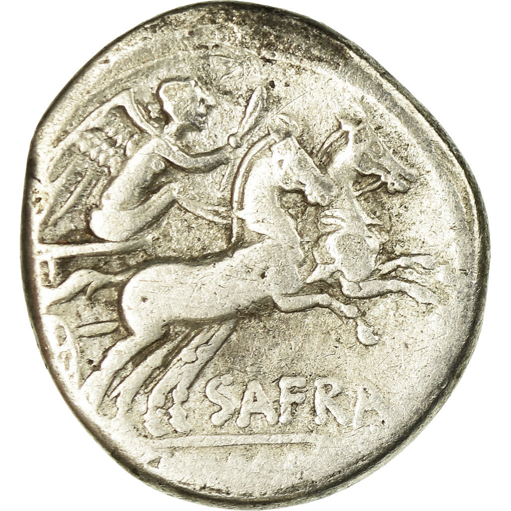 Moneta, Afrania, Denarius, Rome, VF(20-25), Srebro