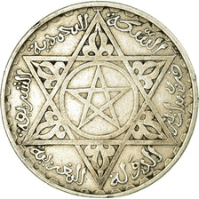 Coin, Morocco, Mohammed V, 200 Francs, 1953, Paris, AU(50-53), Silver, KM:53