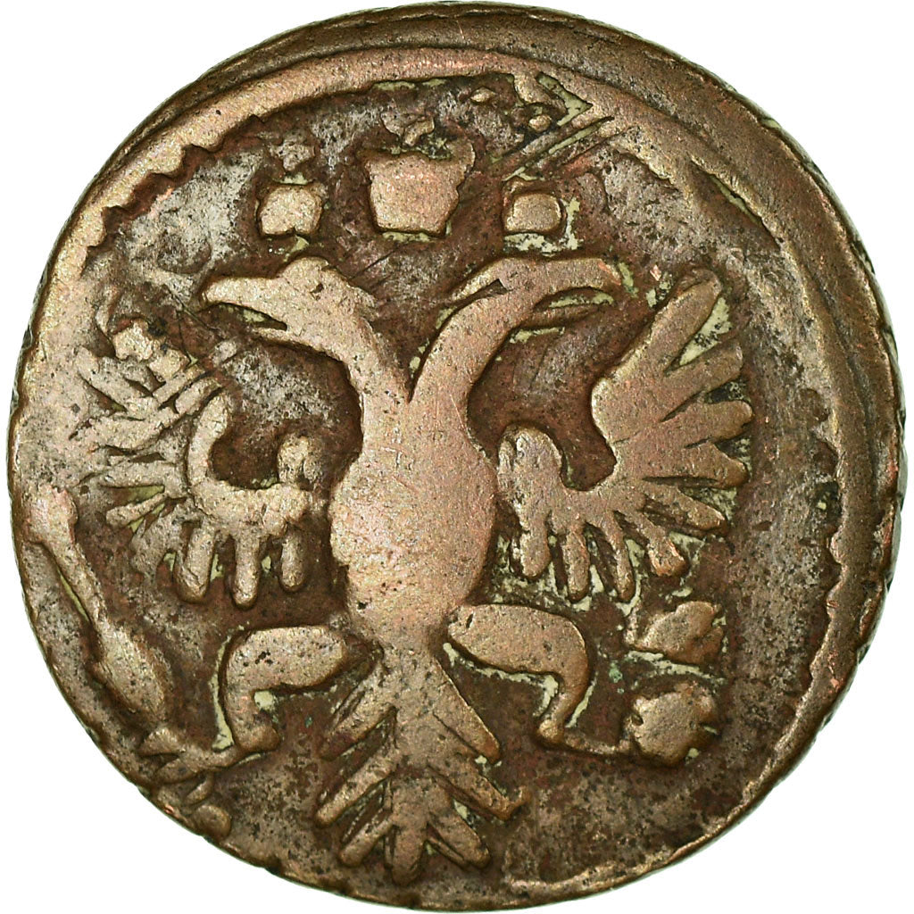 Monnaie, Russie, Polushka, 1/4 Kopek, 1731, TTB+, Cuivre, KM:187