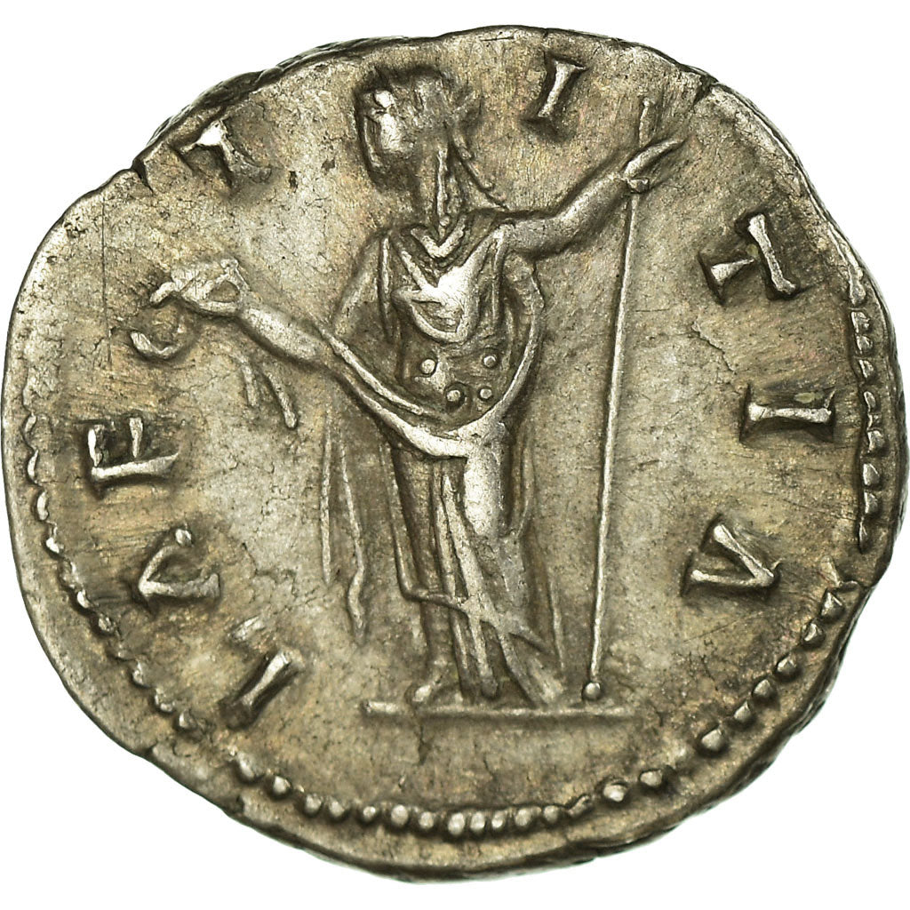 Münze, Faustina II, Denarius, Roma, VZ, Silber, RIC:701