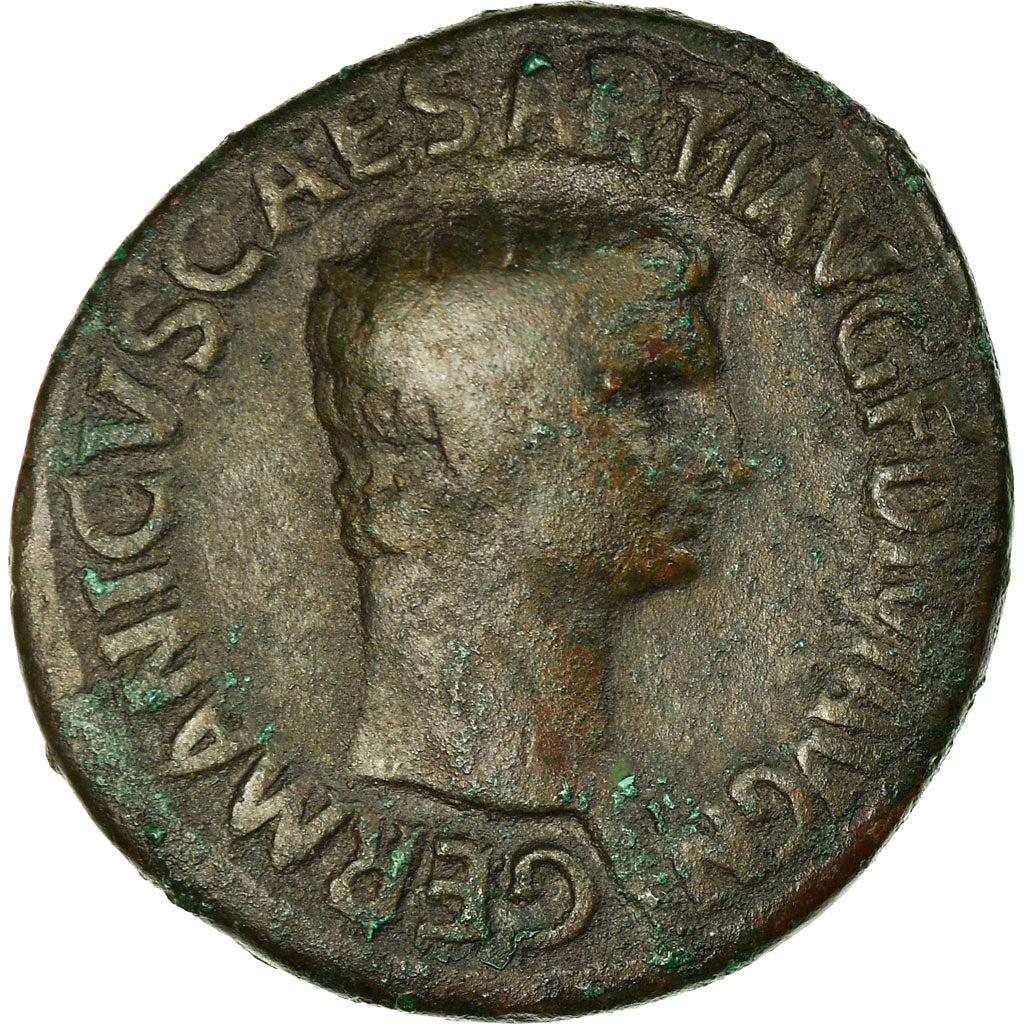 Moneta, Germanicus, As, Roma, MB+, Bronzo, RIC:106