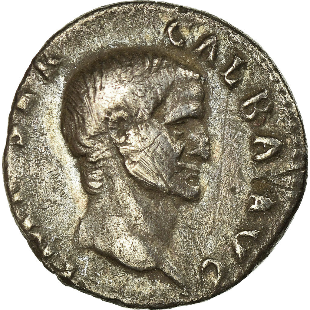 Münze, Galba, Denarius, 68-69, Rome, Rare, SS, Silber, RIC:manque