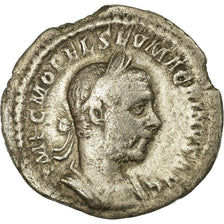 Münze, Macrinus, Denarius, Roma, S+, Silber, Cohen:60