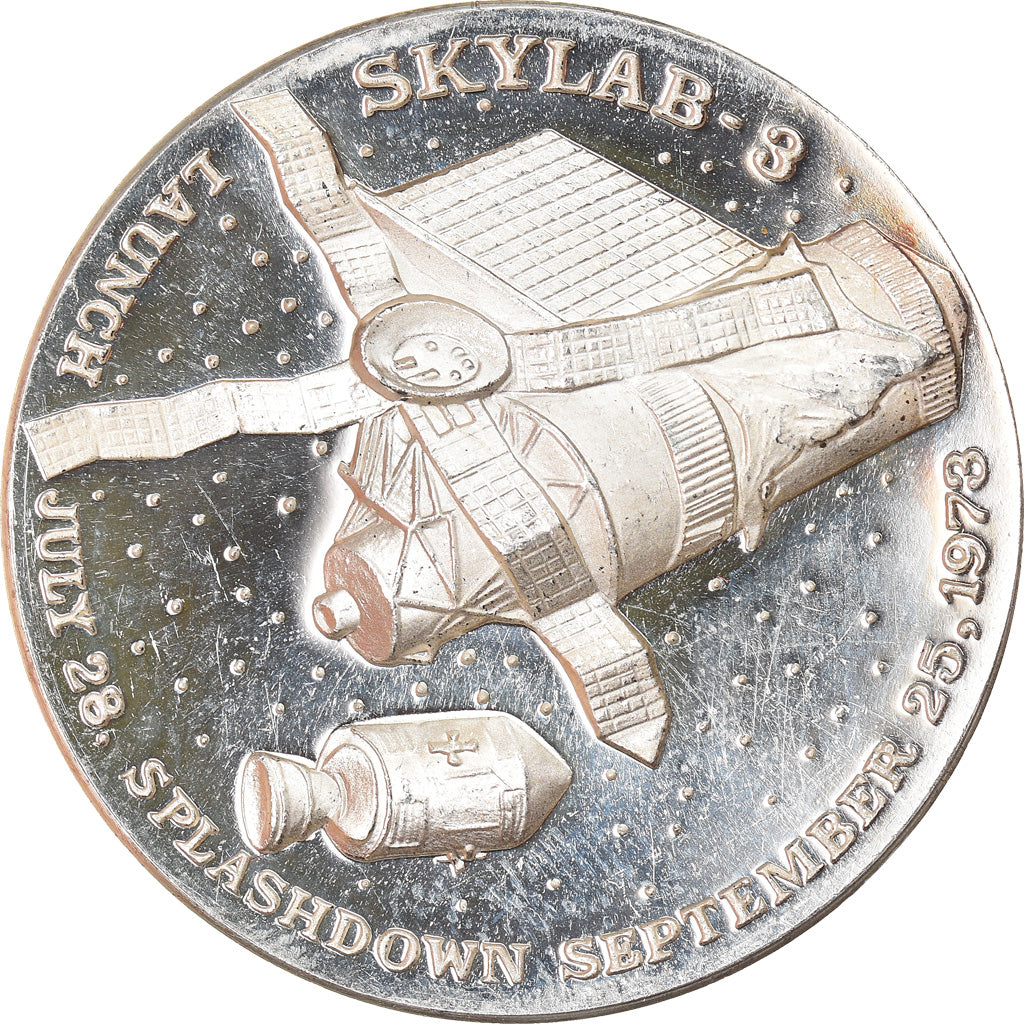 Zwitserland, Medaille, Skylab 3, Sciences & Technologies, 1973, UNC-, Zilver