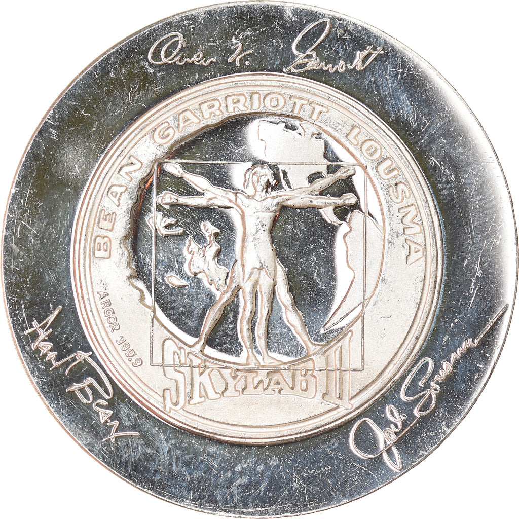 Zwitserland, Medaille, Skylab 3, Sciences & Technologies, 1973, UNC-, Zilver