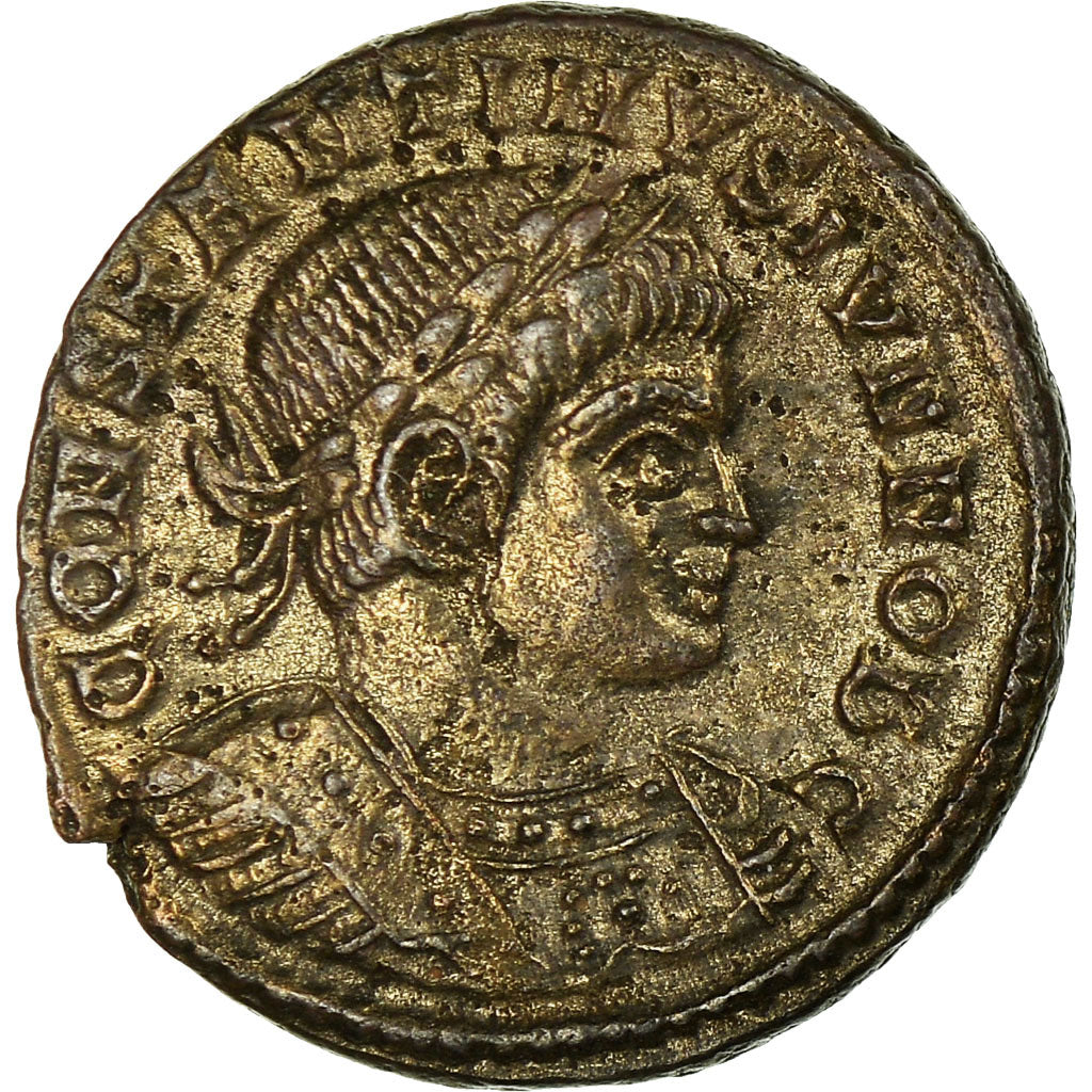 Moneta, Constantine II, Nummus, 330-331, Lyon, SPL-, Rame, RIC:244