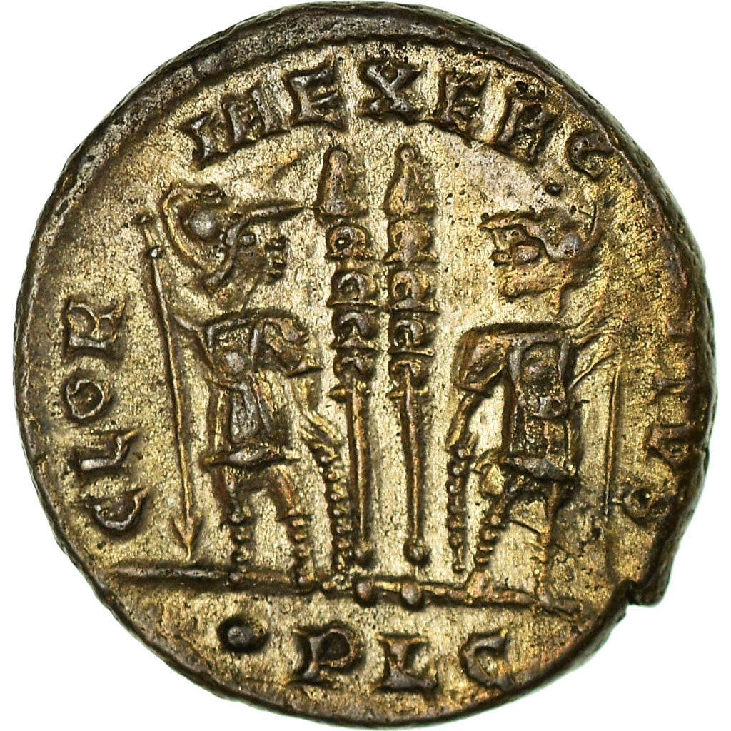 Moneta, Constantine II, Nummus, 330-331, Lyon, SPL-, Rame, RIC:244