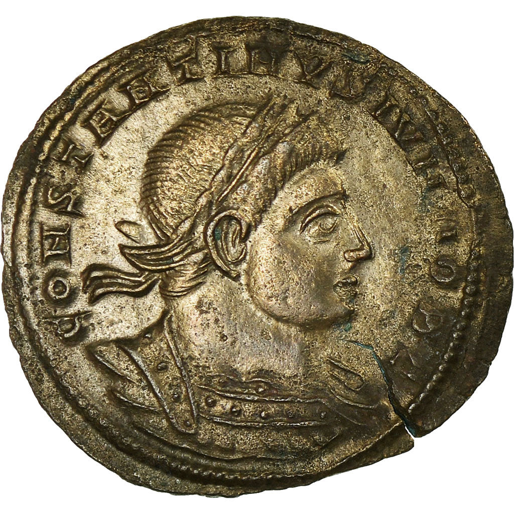 Moneta, Constantine II, Nummus, Siscia, BB+, Rame, Cohen:114