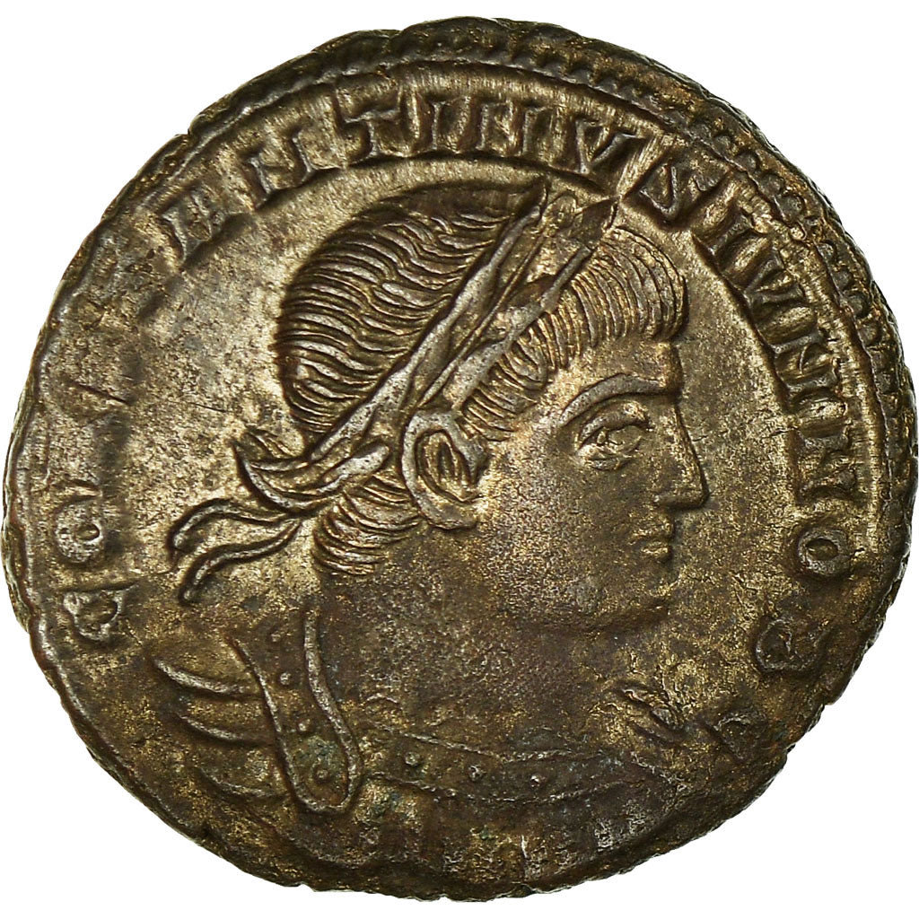 Moneta, Constantine II, Nummus, Siscia, BB+, Rame, Cohen:114