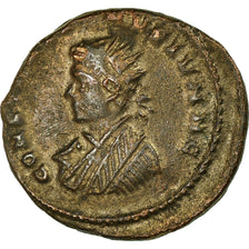 Coin, Constantine II, Nummus, London, AU(50-53), Copper, RIC:198
