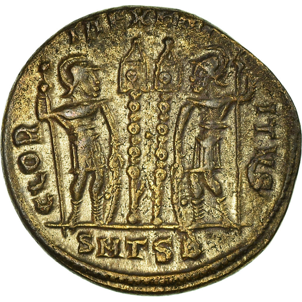 Moneta, Constantine II, Nummus, Thessalonica, BB, Rame, Cohen:122