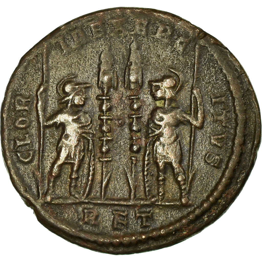 Moneta, Constantine II, Nummus, Rome, Rare, MB+, Rame, RIC:328