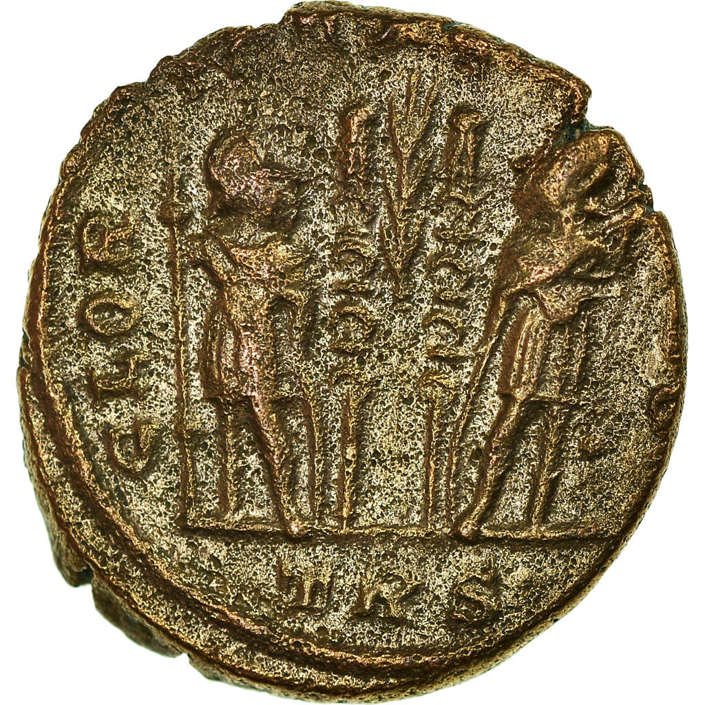 Münze, Constantine II, Nummus, Trier, S+, Kupfer, Cohen:122