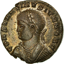 Coin, Constantine II, Nummus, 327-328, Trier, EF(40-45), Copper, RIC:505