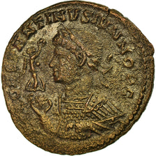 Moneta, Constantine II, Nummus, 327-328, Trier, MB+, Rame, RIC:327