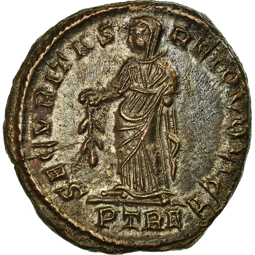 Munten, Hélène, Follis, Trier, ZF+, Bronze, RIC:508