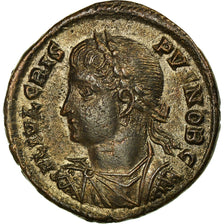 Münze, Crispus, Nummus, Nicomedia, SS+, Kupfer, RIC:VII 92
