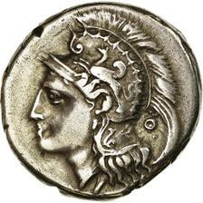 Moneda, Lucania, Athena, Velia, Stater, EBC, Plata, Pozzi:257