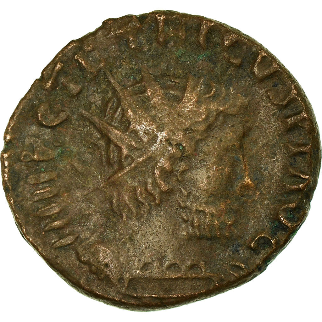 Moeda, Tetricus I, Antoninianus, Imitação gaulesa, EF(40-45), Lingote