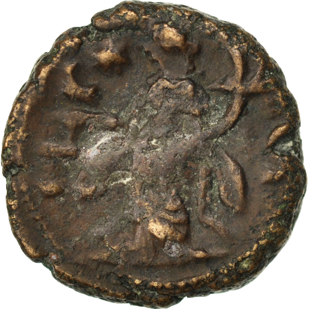 Carus, Tetradrachm, Alexandria, VF(30-35), Copper, BMC #2441, 6.90