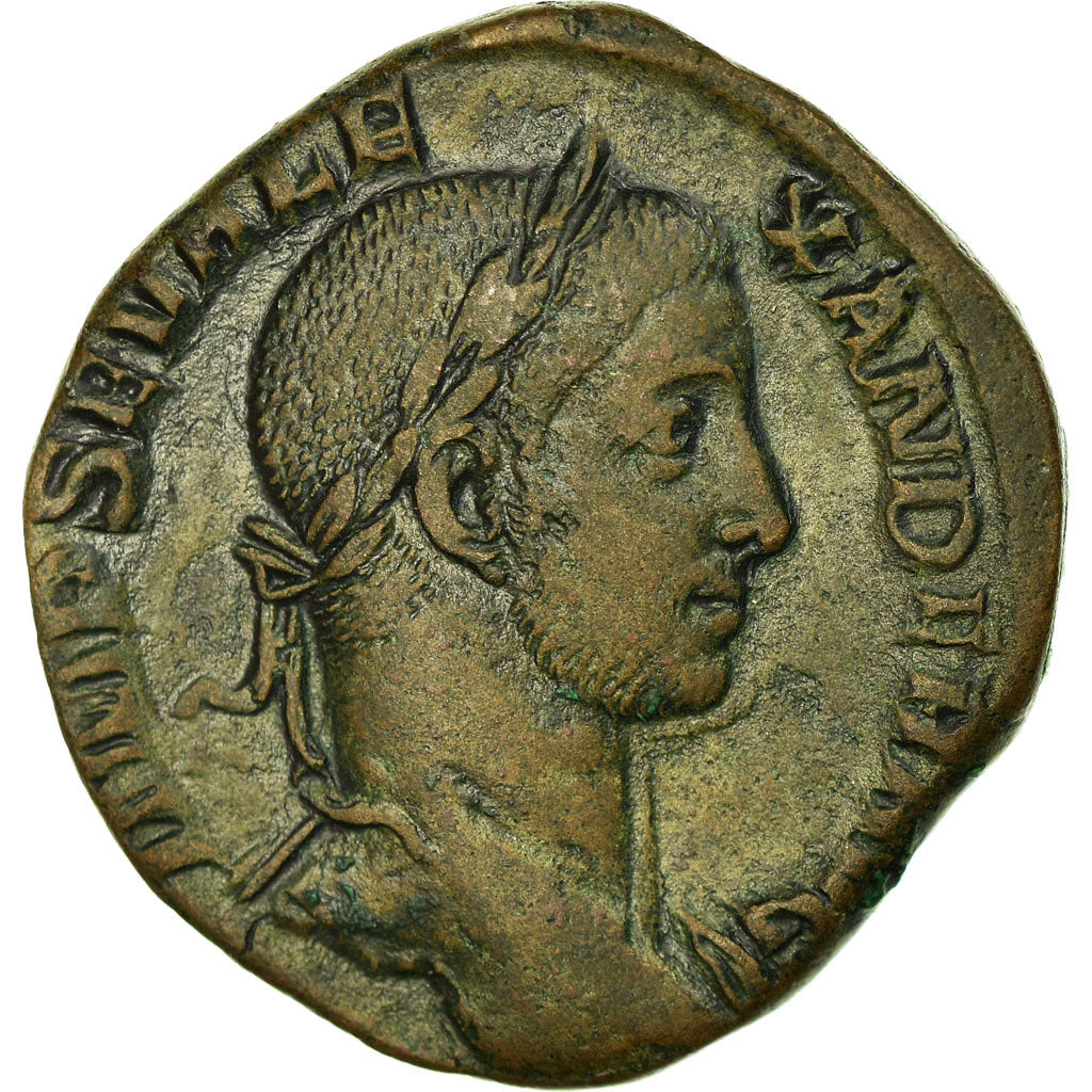 Moneta, Severus Alexander, Sesterzio, Rome, BB, Bronzo, RIC:500